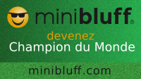 Christelle joue au Minibluff